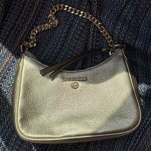Michael Kors Jet Set Travel Extra-Small Metallic Shoulder Bag